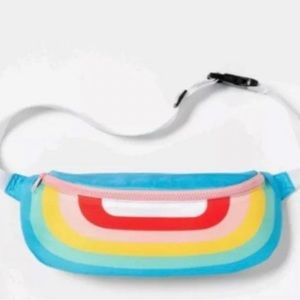 Sun Squad Rainbow Fanny Pack Lunch Drink Cooler, NWT